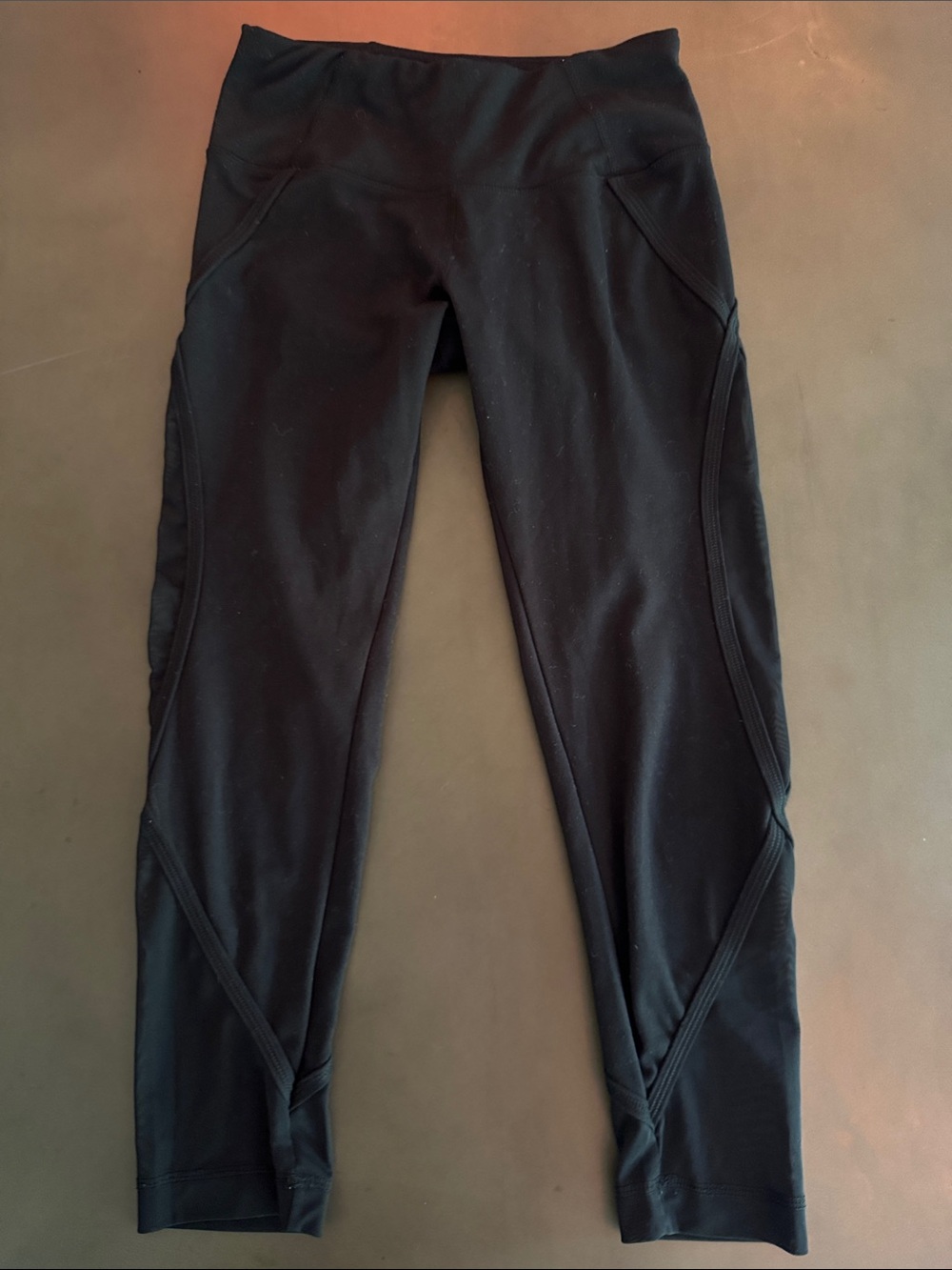 Yogalicious Solid Black High-Waist Performance Leggings